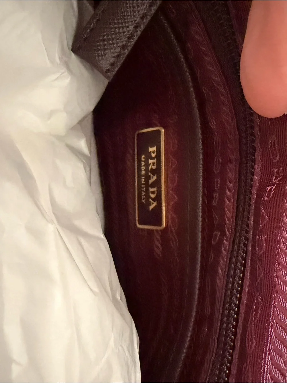 Prada nylon backpack